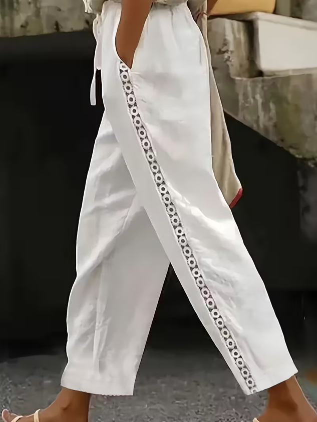 Women Abstract Long Pants Casual Spring/Fall Trousers