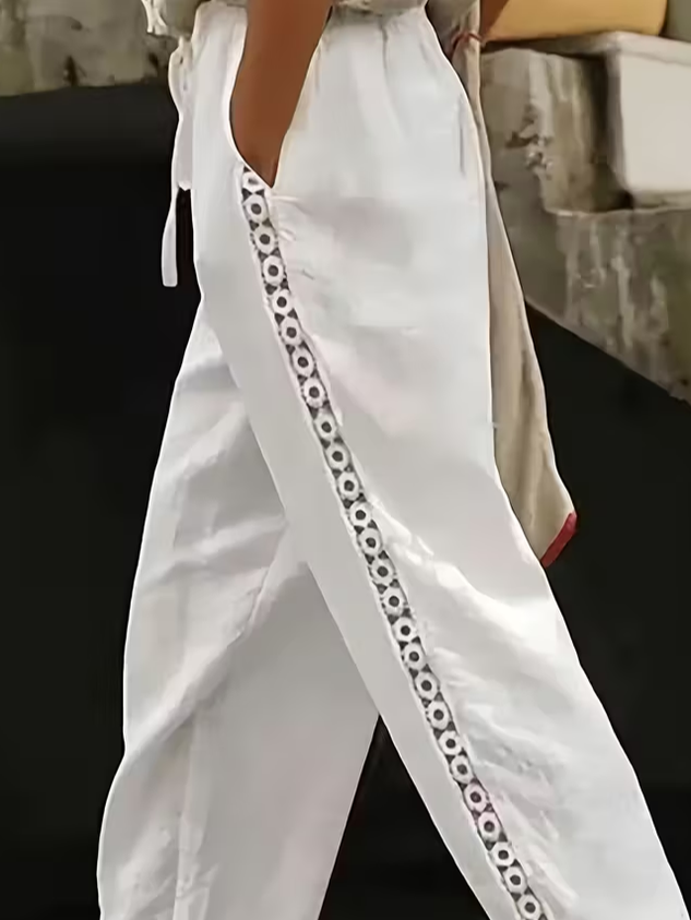 Women Abstract Long Pants Casual Spring/Fall Trousers