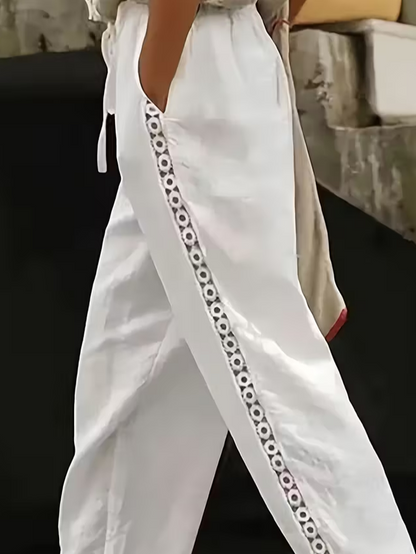 Women Abstract Long Pants Casual Spring/Fall Trousers