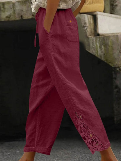 Women Plain Ankle Pants Pants Casual Spring/Fall Trousers