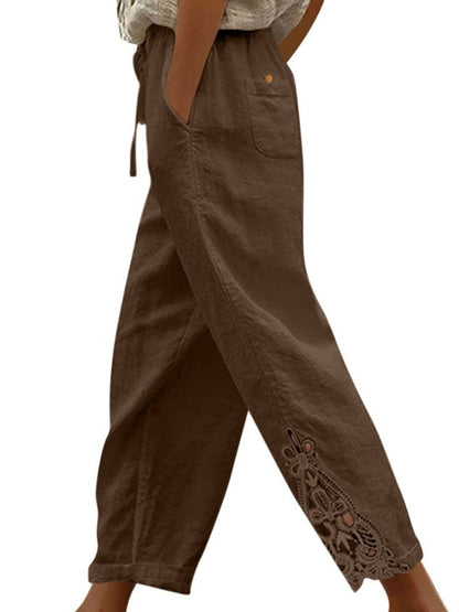 Women Plain Ankle Pants Pants Casual Spring/Fall Trousers