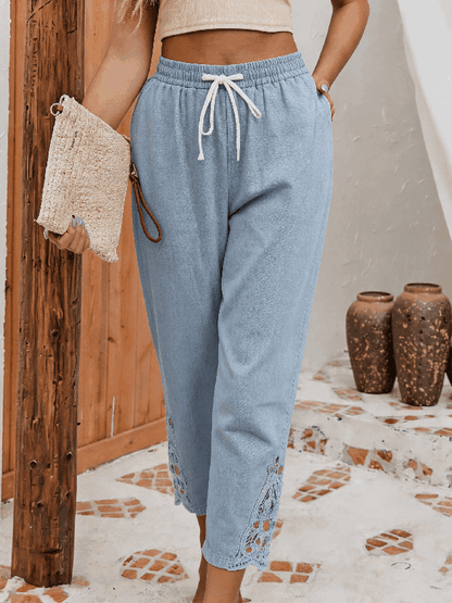 Women Plain Ankle Pants Pants Casual Spring/Fall Trousers