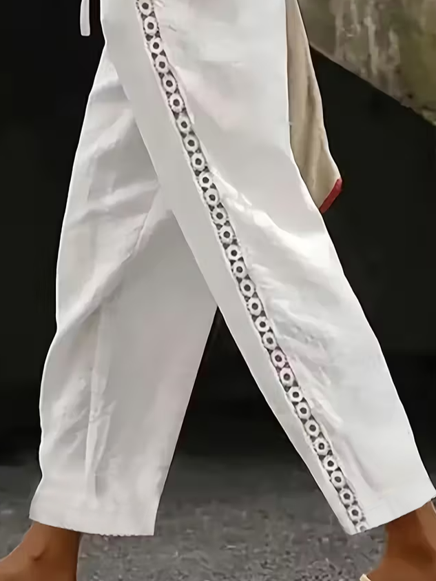 Women Abstract Long Pants Casual Spring/Fall Trousers