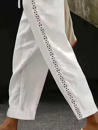 Women Abstract Long Pants Casual Spring/Fall Trousers