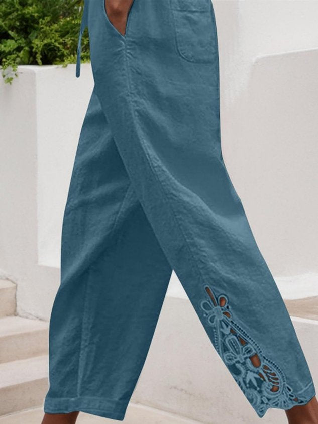 Women Plain Ankle Pants Pants Casual Spring/Fall Trousers