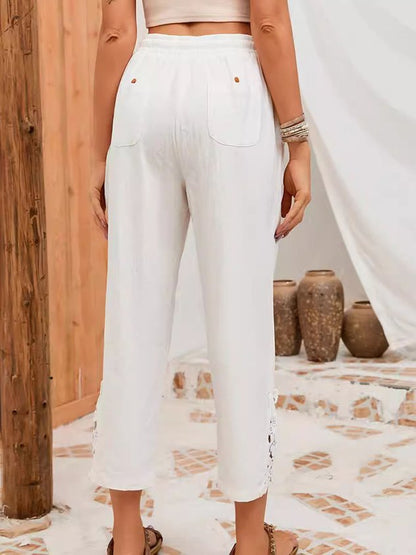 Women Plain Ankle Pants Pants Casual Spring/Fall Trousers