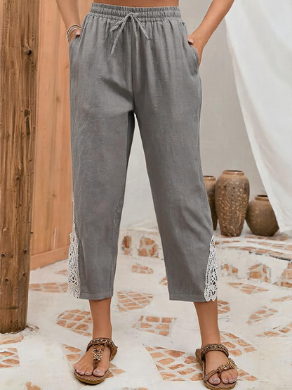 Women Plain Ankle Pants Pants Casual Spring/Fall Trousers